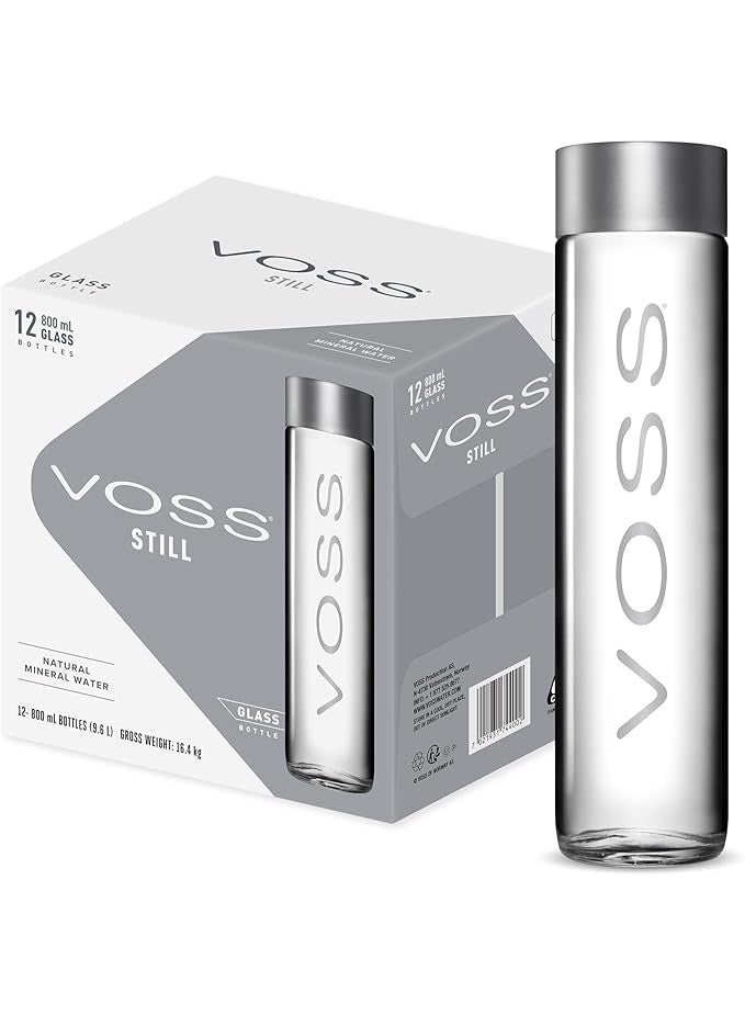 فوس زجاجة ماء فوس ستيل 800 مل × 12 قطعة - Image 1